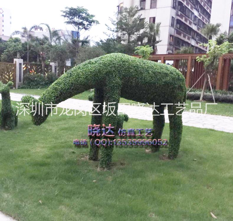 广州市园林绿植动物 仿真长颈鹿园林绿植厂家