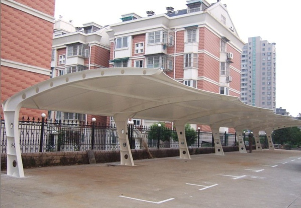 膜結(jié)構(gòu)車棚圖片/膜結(jié)構(gòu)車棚樣板圖 (3)