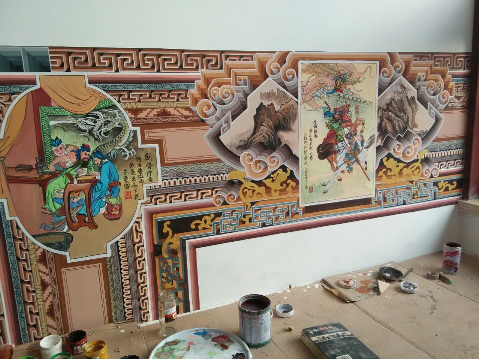 古建筑彩繪圖片/古建筑彩繪樣板圖 (1)