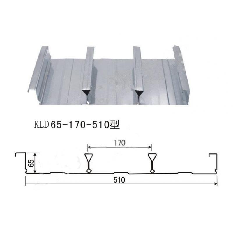 供应优质 广东闭口YXB65-170-510板楼承板，钢筋桁架楼承板图片