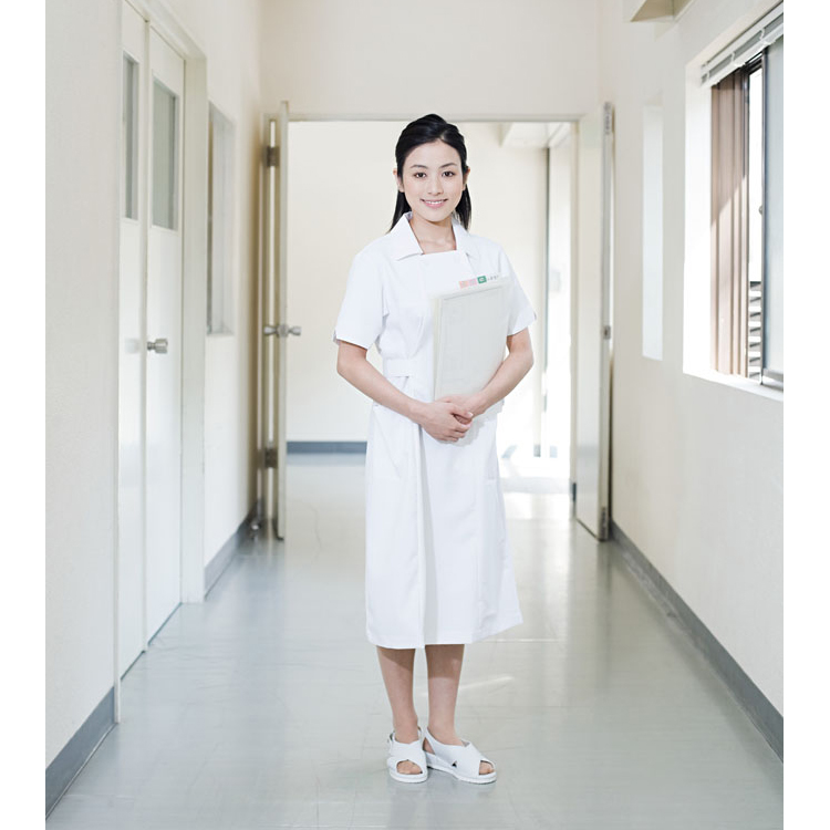 男女醫(yī)生服白大褂 韓版醫(yī)生長袖圖片