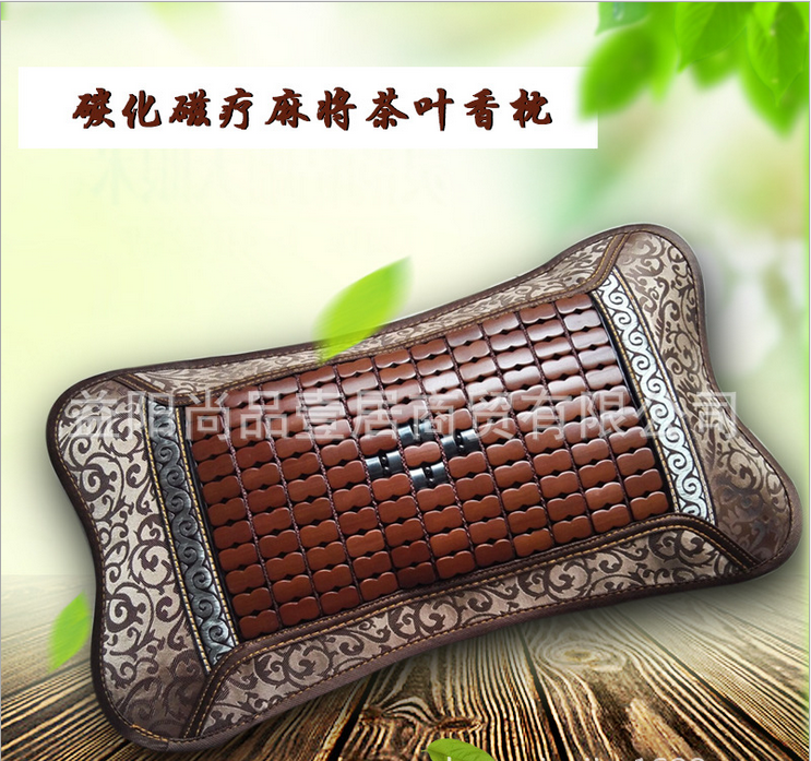 批發(fā)*枕頭 涼席枕頭 按摩護頸枕 茶葉枕 成人U型單人枕頭