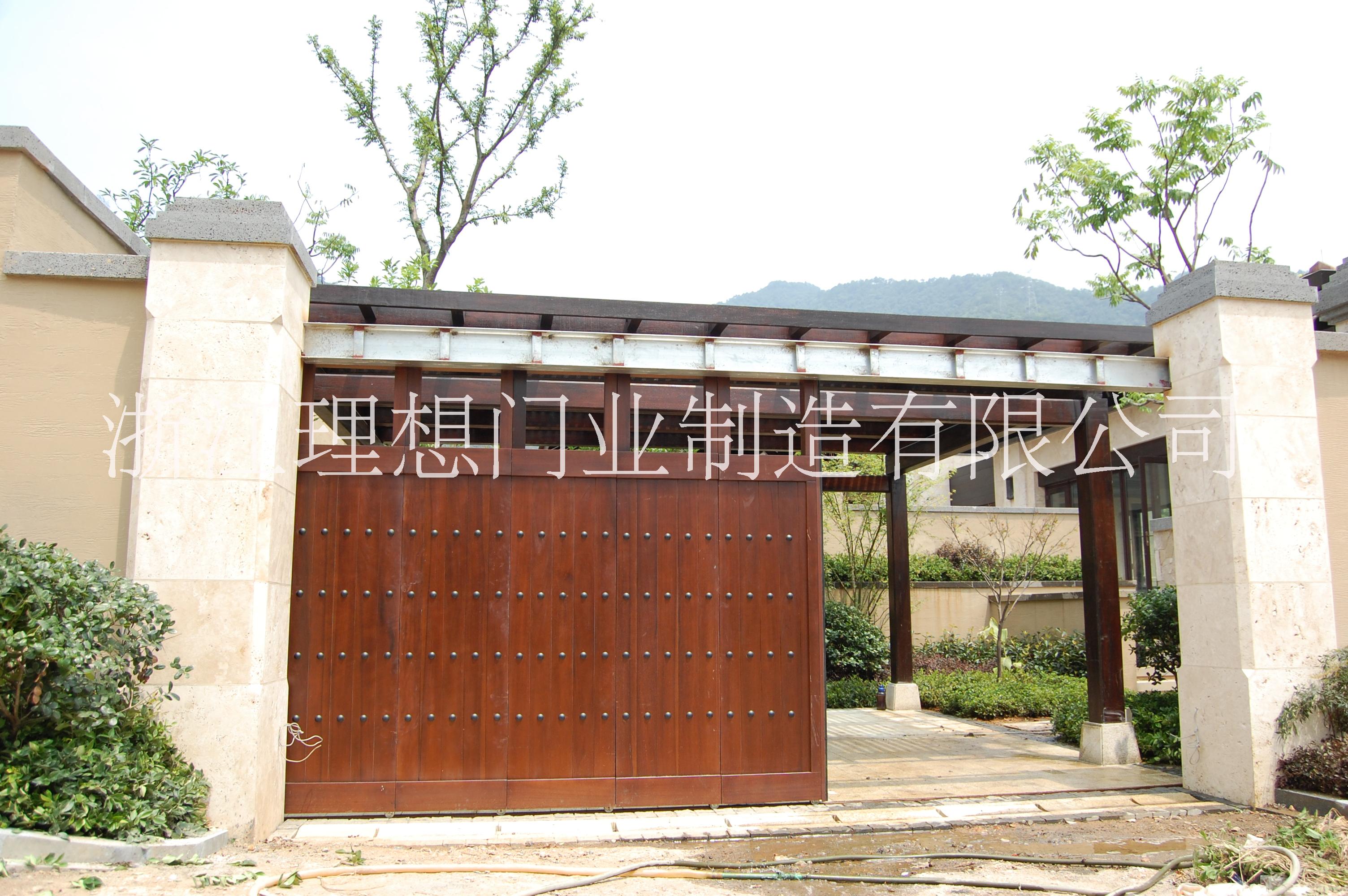 實木車庫門圖片/實木車庫門樣板圖 (2)