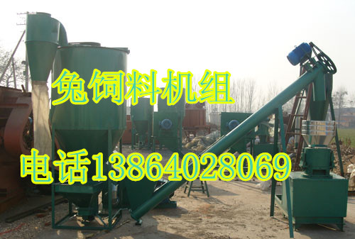 山東豬飼料顆粒機(jī)，飼料生產(chǎn)機(jī)組圖片
