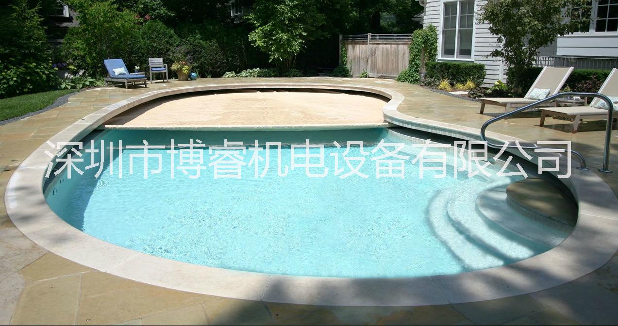 歐美進(jìn)口全自動(dòng)泳池覆蓋系統(tǒng)圖片