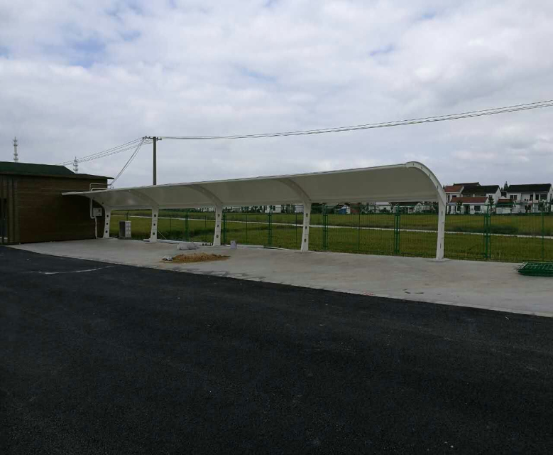 膜結構自行車棚圖片/膜結構自行車棚樣板圖 (4)