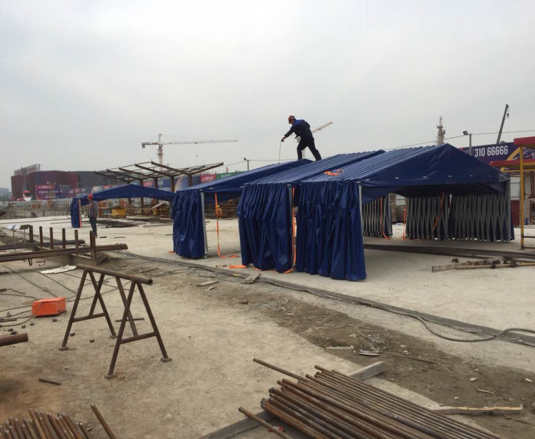 上海移動推拉棚廠家圖片