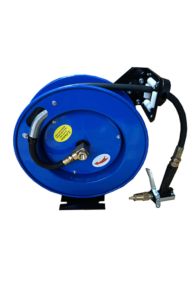 供應10米1/2橡膠管含水槍自動伸縮氣管卷管器 繞管盤