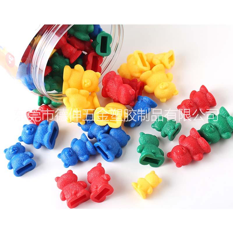 計數(shù)小熊  兒童早教益智泰迪熊塑膠玩具桶裝 未來玩具先生
