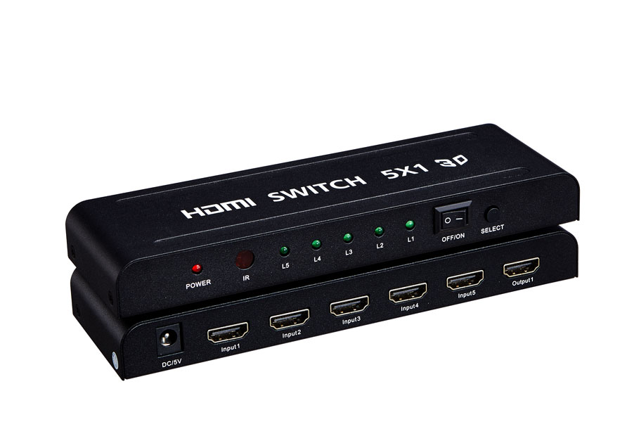 工廠直銷HDMI 切換器 5x1圖片