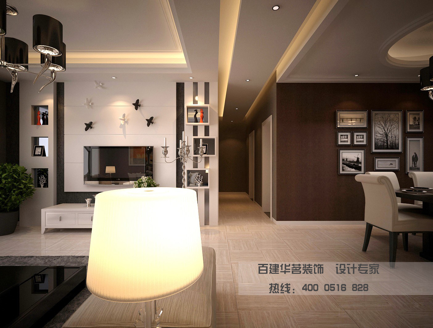 百建華茗裝飾雍景新城現(xiàn)代簡(jiǎn)約設(shè)計(jì)圖片/百建華茗裝飾雍景新城現(xiàn)代簡(jiǎn)約設(shè)計(jì)樣板圖 (3)