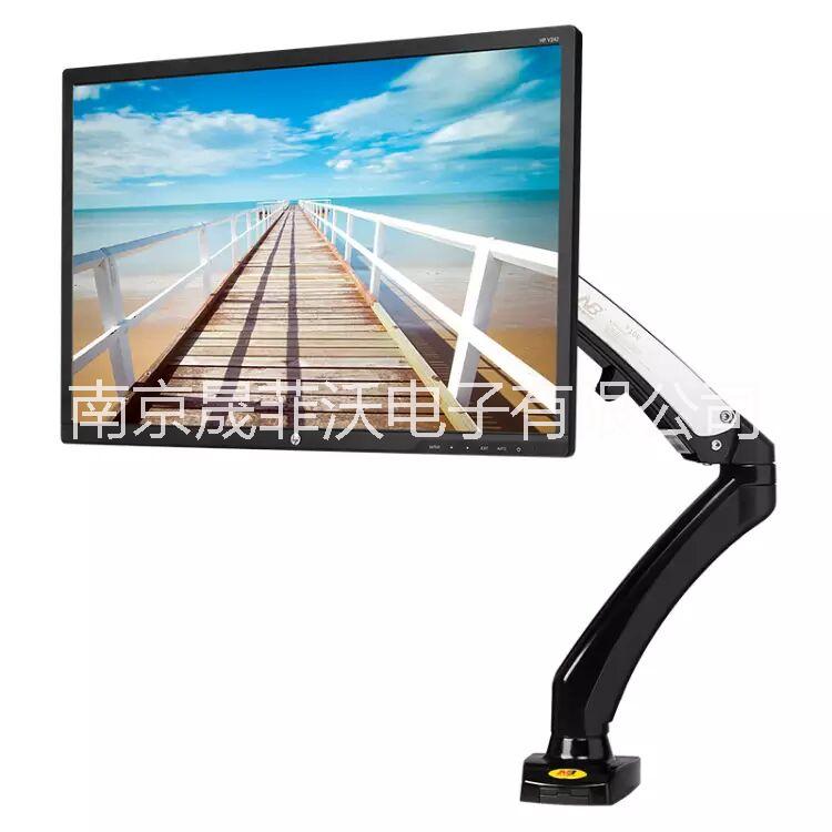 NB F100電腦顯示器支架桌面升降掛架17-27寸萬向旋轉(zhuǎn)臺式增高底座