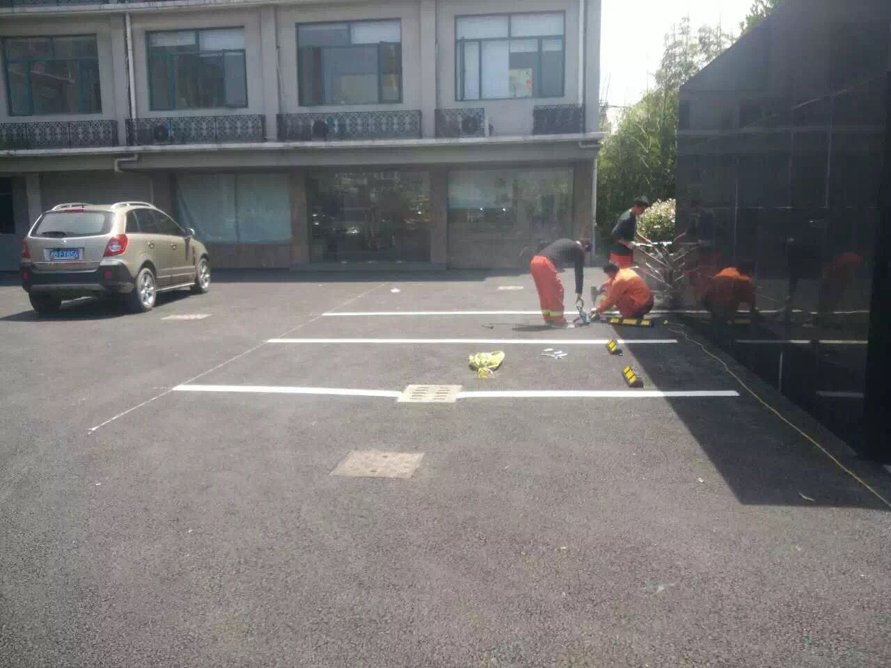 武漢大學(xué)劃線、武漢熱熔劃線，廠區(qū)圖片