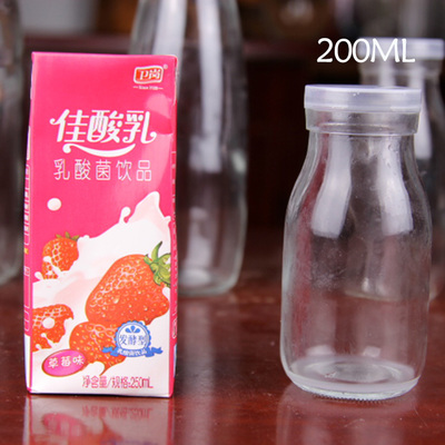 玻璃鮮奶瓶/牛奶瓶廠家，徐州鐵蓋玻璃瓶批發(fā)商玻璃鮮奶瓶/牛奶瓶