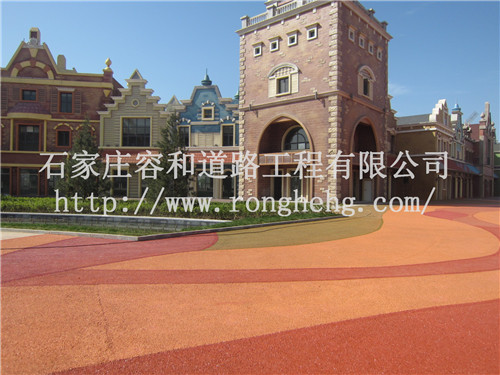 彩色透水混凝土圖片/彩色透水混凝土樣板圖 (2)