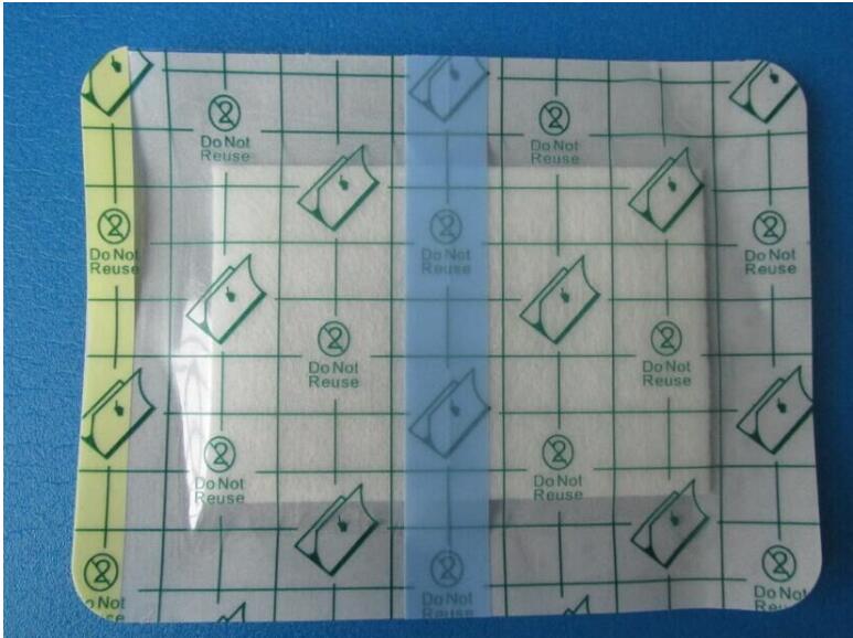 10*13透皮透明贴高品质加吸水棉pu膜 药酒药液膏药布空白贴裸