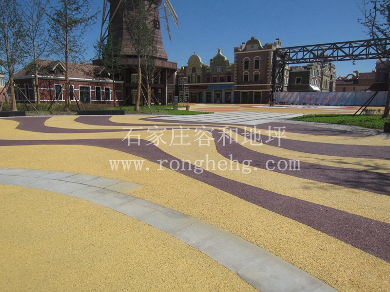 彩色透水混凝土的優(yōu)勢(shì)所在圖片