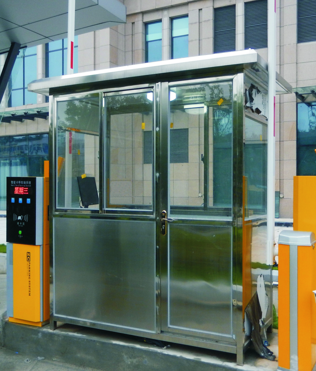 不銹鋼崗亭圖片/不銹鋼崗亭樣板圖 (3)