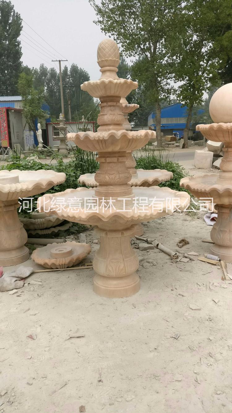 石雕噴泉*球   廠家直銷     景區(qū)公園擺放