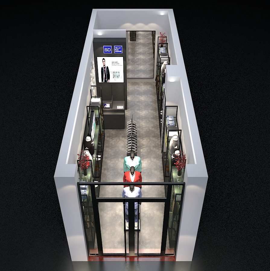 KM服裝貨架,Zara服裝貨架圖片