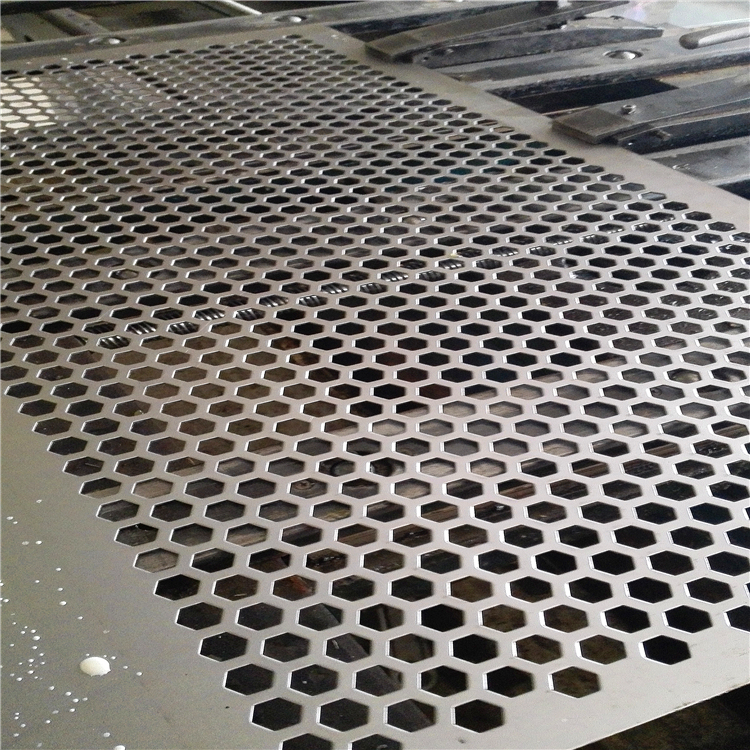 六角孔沖孔板吊頂裝飾板圖片