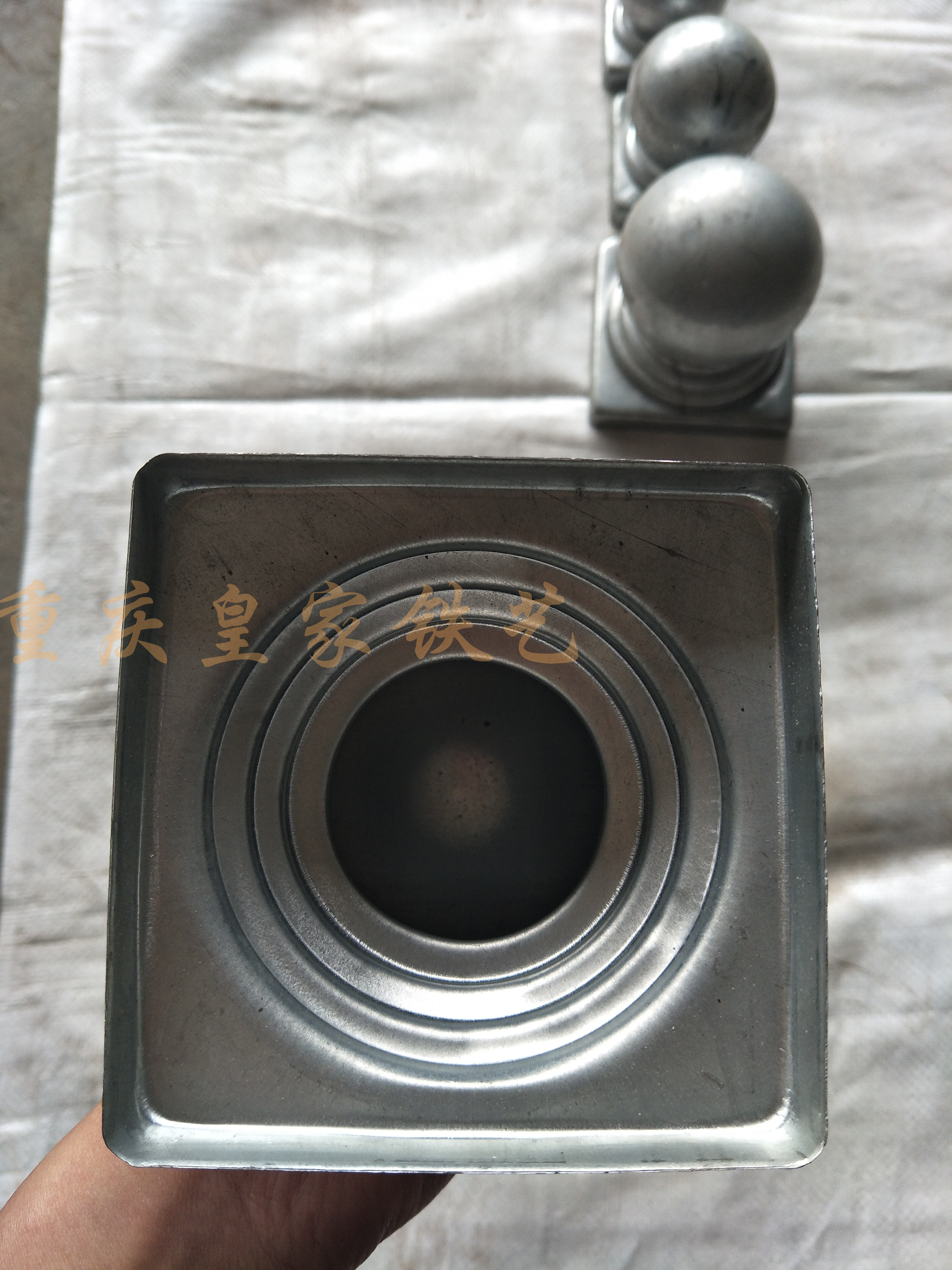 鐵藝圍欄柱頭配件圖片/鐵藝圍欄柱頭配件樣板圖 (2)