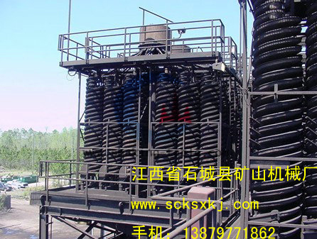 定制螺旋溜槽礦選設(shè)備圖片