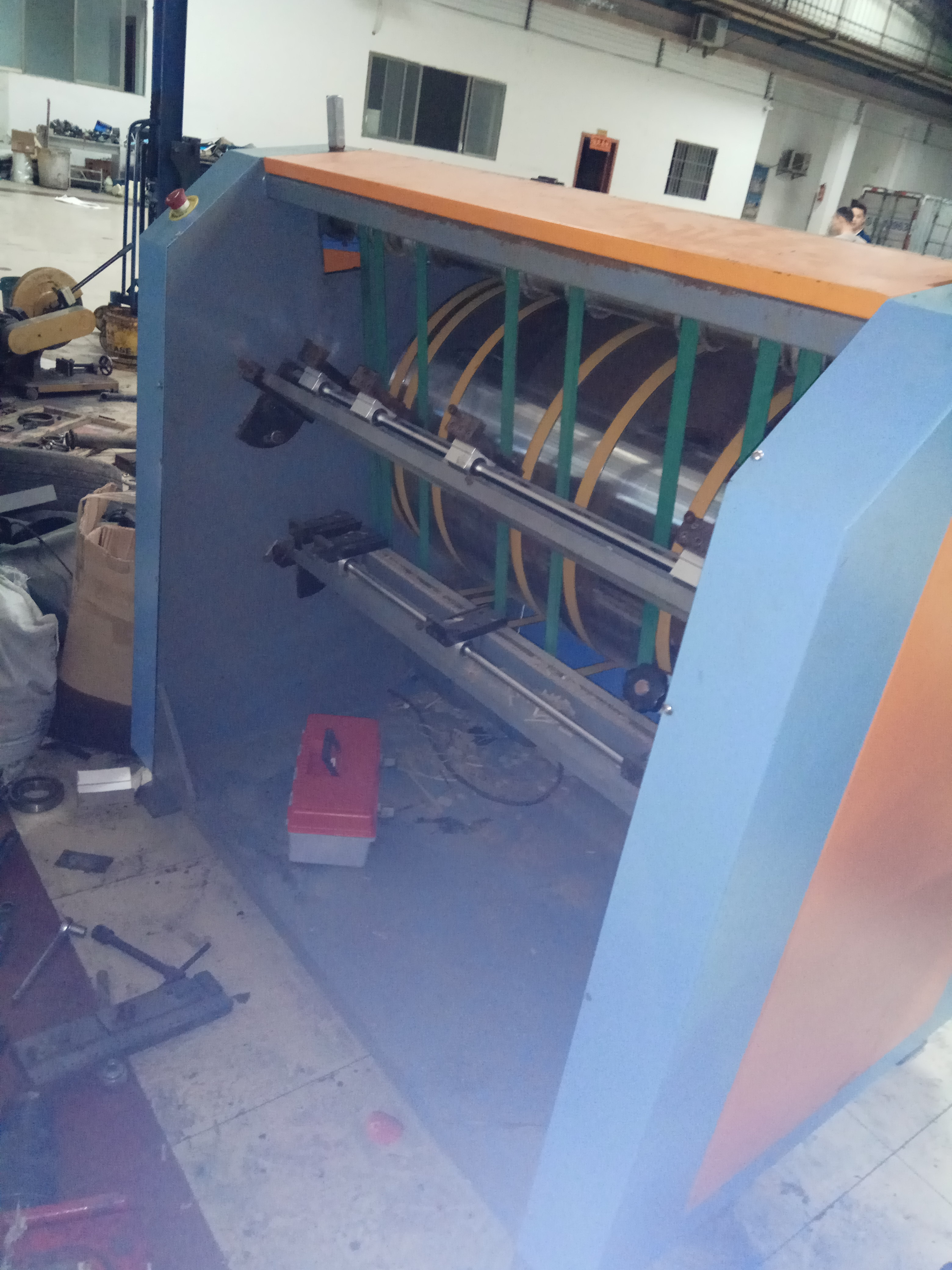 二手1200開槽機，滾筒式起溝機