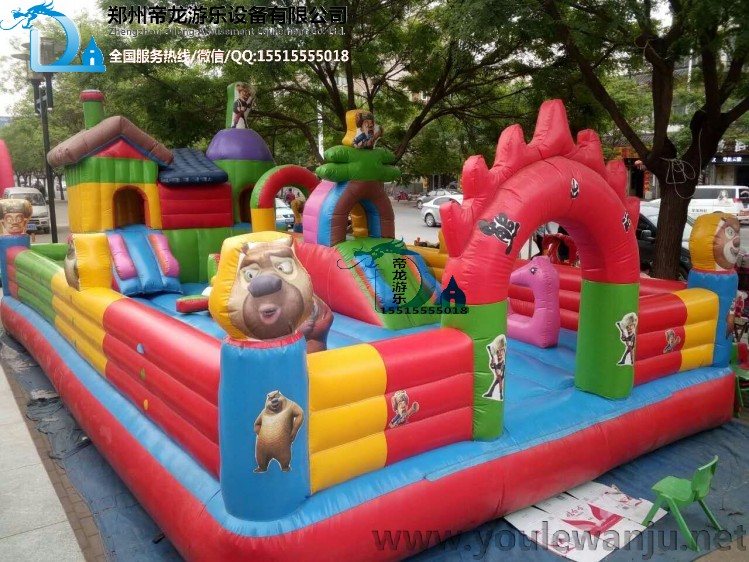 新款兒童充氣蹦蹦床圖片