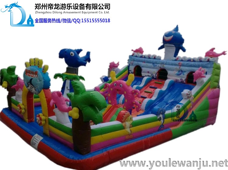 兒童充氣蹦蹦床圖片/兒童充氣蹦蹦床樣板圖 (3)
