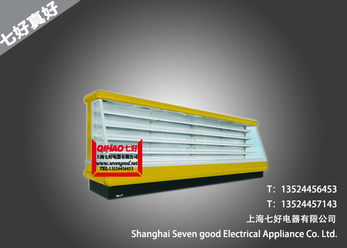 溫州定做水果保鮮柜超市風(fēng)幕柜