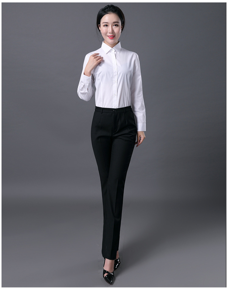 春秋V領(lǐng)女式襯衫 韓版修身職業(yè)套圖片/春秋V領(lǐng)女式襯衫 韓版修身職業(yè)套樣板圖 (2)