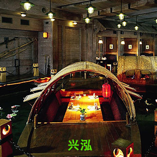 供應(yīng)興泓景觀裝飾船 水上餐飲船