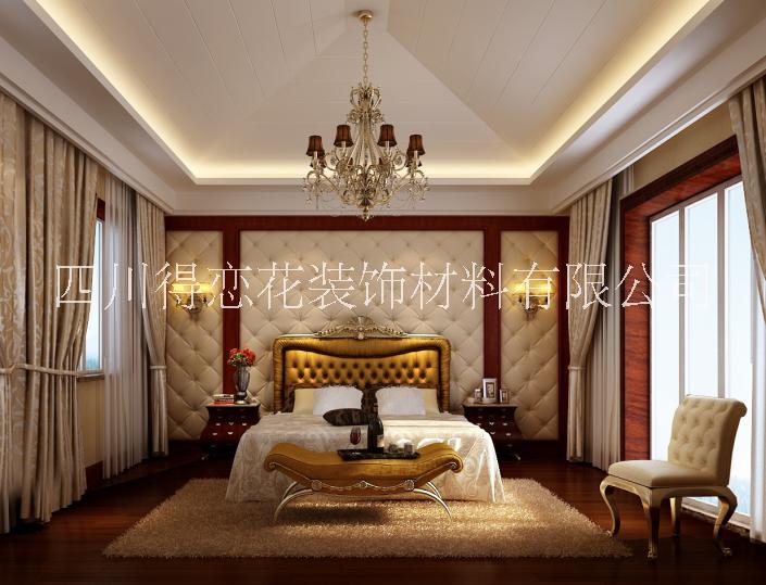 定做歐式拉扣軟包臥室客廳餐廳背景圖片/定做歐式拉扣軟包臥室客廳餐廳背景樣板圖 (2)