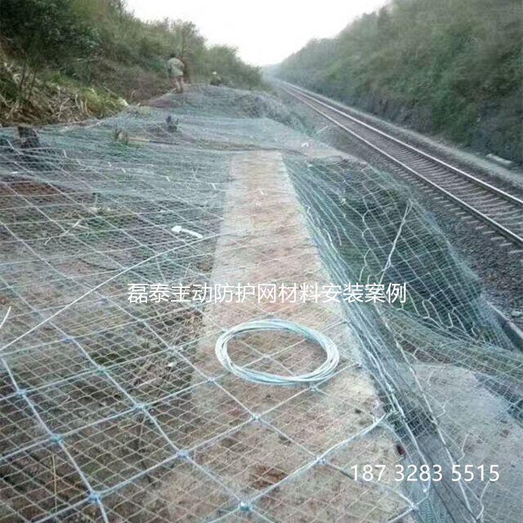 福建邊坡防護(hù)網(wǎng)電話 鋼絞線主動(dòng)絞索網(wǎng) 抗腐蝕性強(qiáng)的山體邊坡防護(hù)網(wǎng)