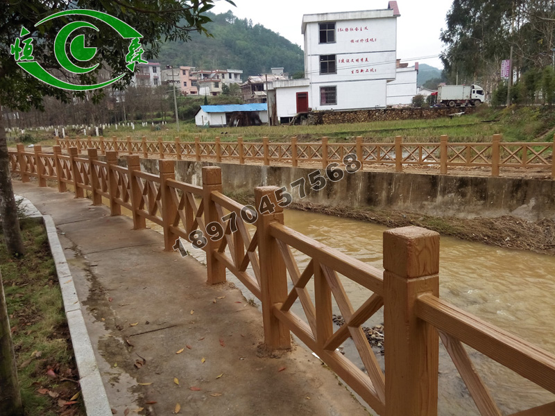 水泥仿木欄桿圖片/水泥仿木欄桿樣板圖 (3)