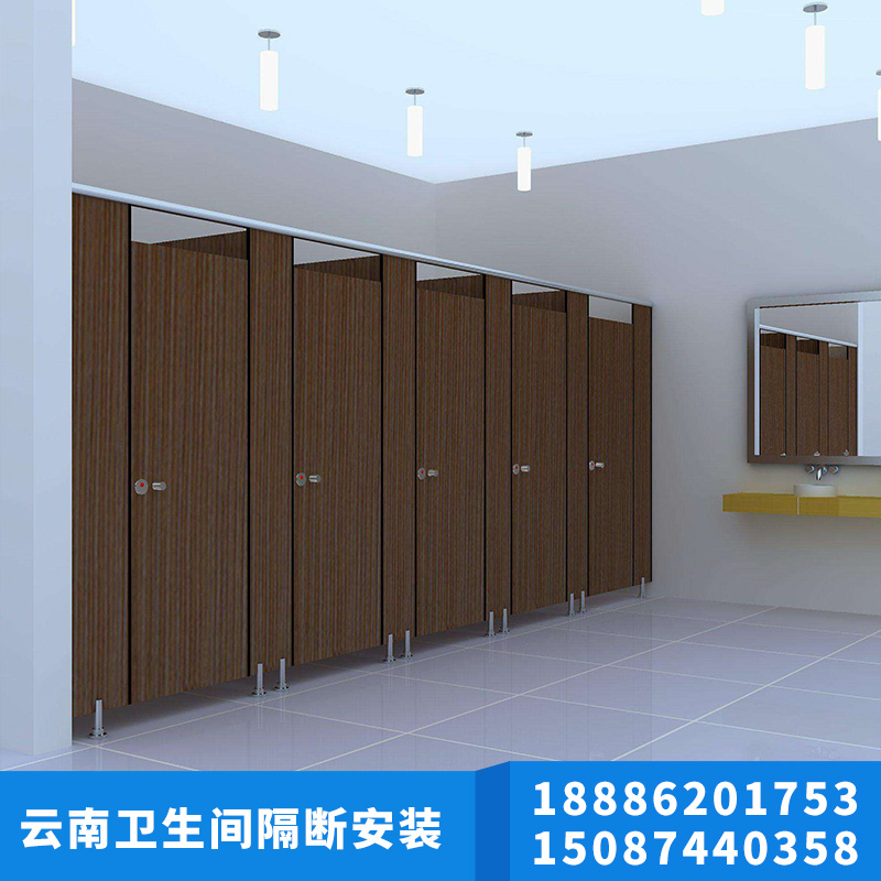 衛(wèi)生間隔斷安裝圖片/衛(wèi)生間隔斷安裝樣板圖 (3)