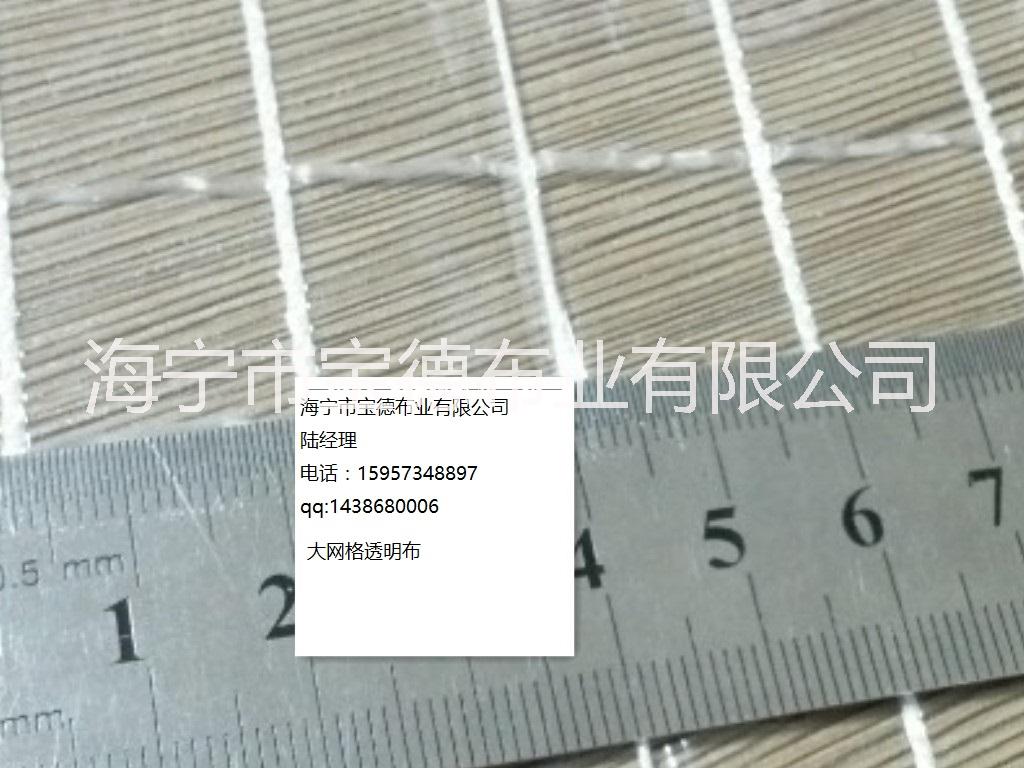 供货PVC透明夹网布 供货现货PVC透明夹网布图片