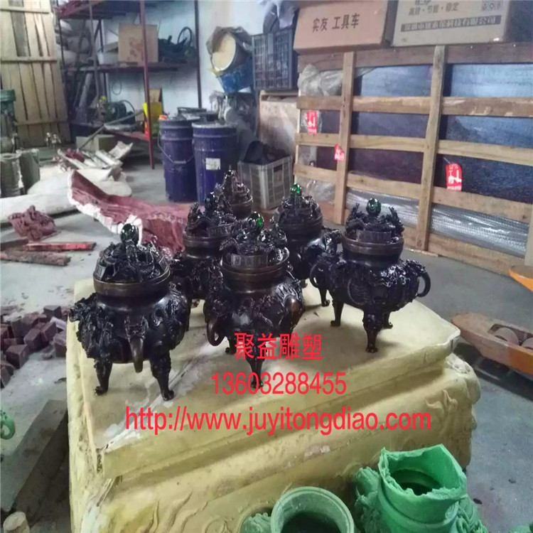 銅熏爐 銅香爐 銅鼎 銅鐘 銅香爐批發(fā) 銅鼎制作