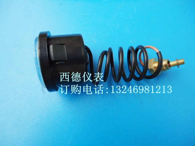 37MM帶毛細(xì)管蒸汽壓力表，蒸汽水壓表，壁掛爐水壓表，電燙斗