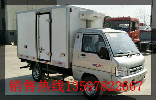 承載更強后雙胎福田馭菱小型冷藏車圖片