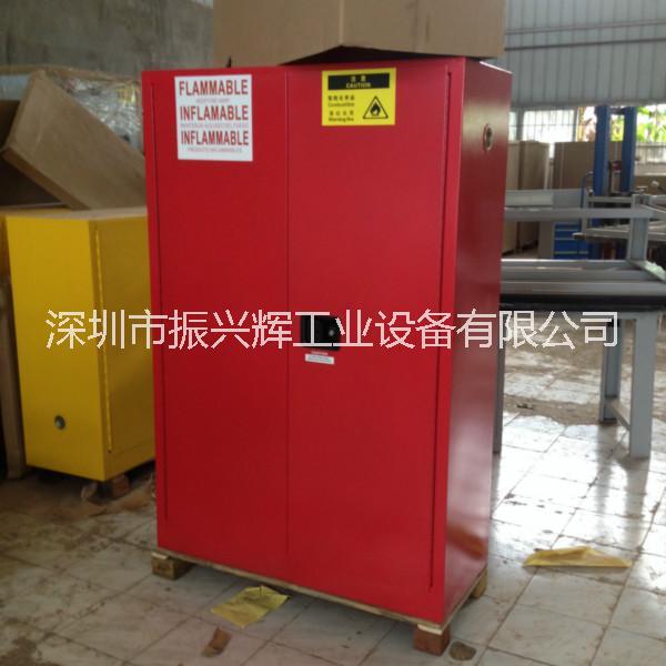 紅色工業(yè)安全柜 可燃化學(xué)品防爆柜 蘇州90加侖防爆柜 現(xiàn)貨發(fā)