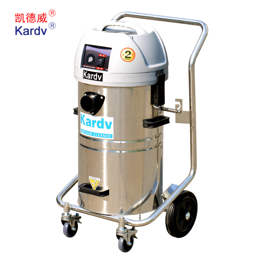 凱德威食品廠電子廠潔凈場(chǎng)所用DL-1245W靜音無塵車間吸塵器