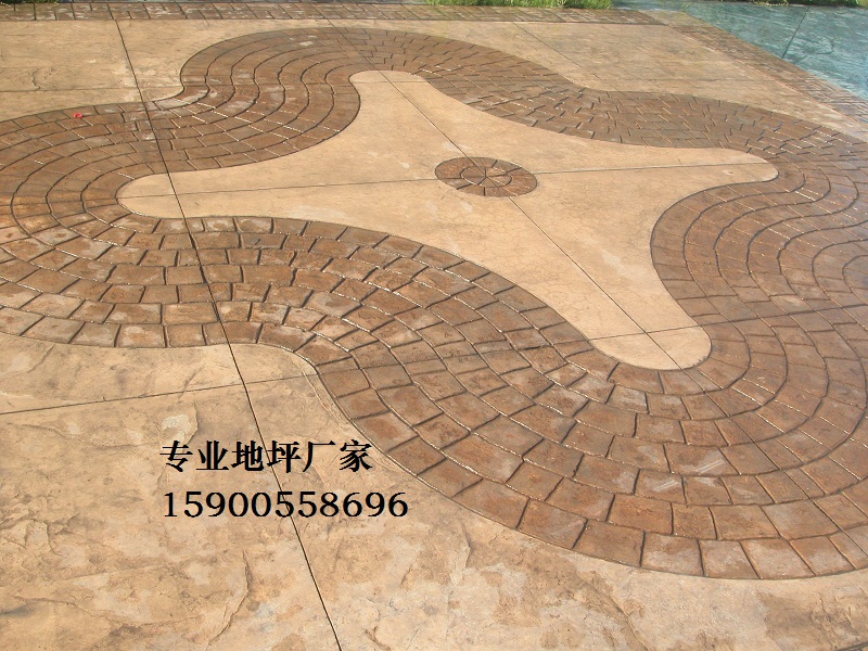 壓花地坪材料促銷價圖片
