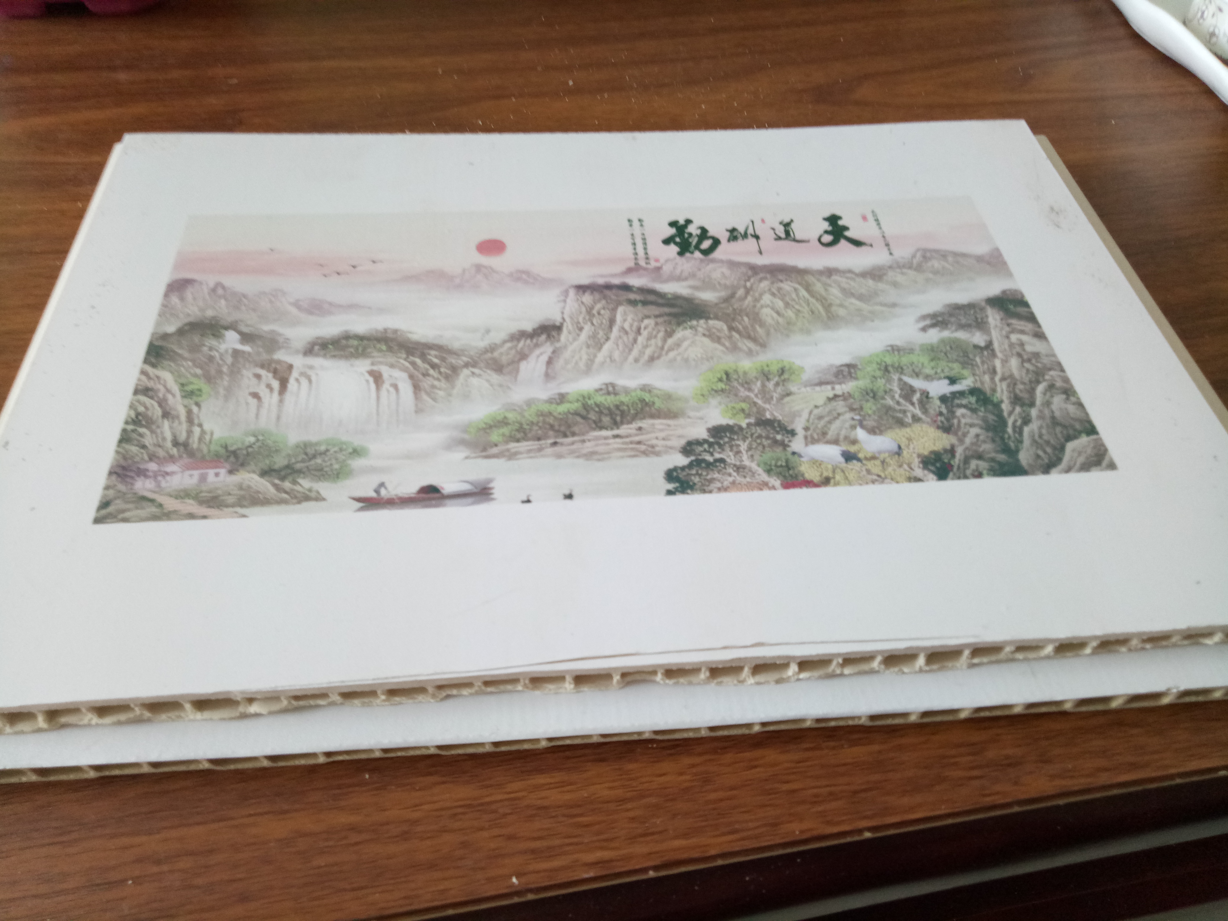 竹木纖維集成墻板圖片