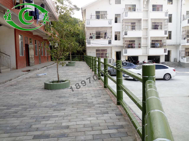 水泥仿竹欄桿/護欄 3D型 南昌仿竹護欄 水泥工藝制品廠