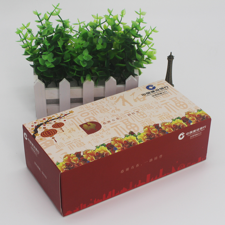 建設(shè)銀行喜慶版盒抽紙圖片/建設(shè)銀行喜慶版盒抽紙樣板圖 (1)