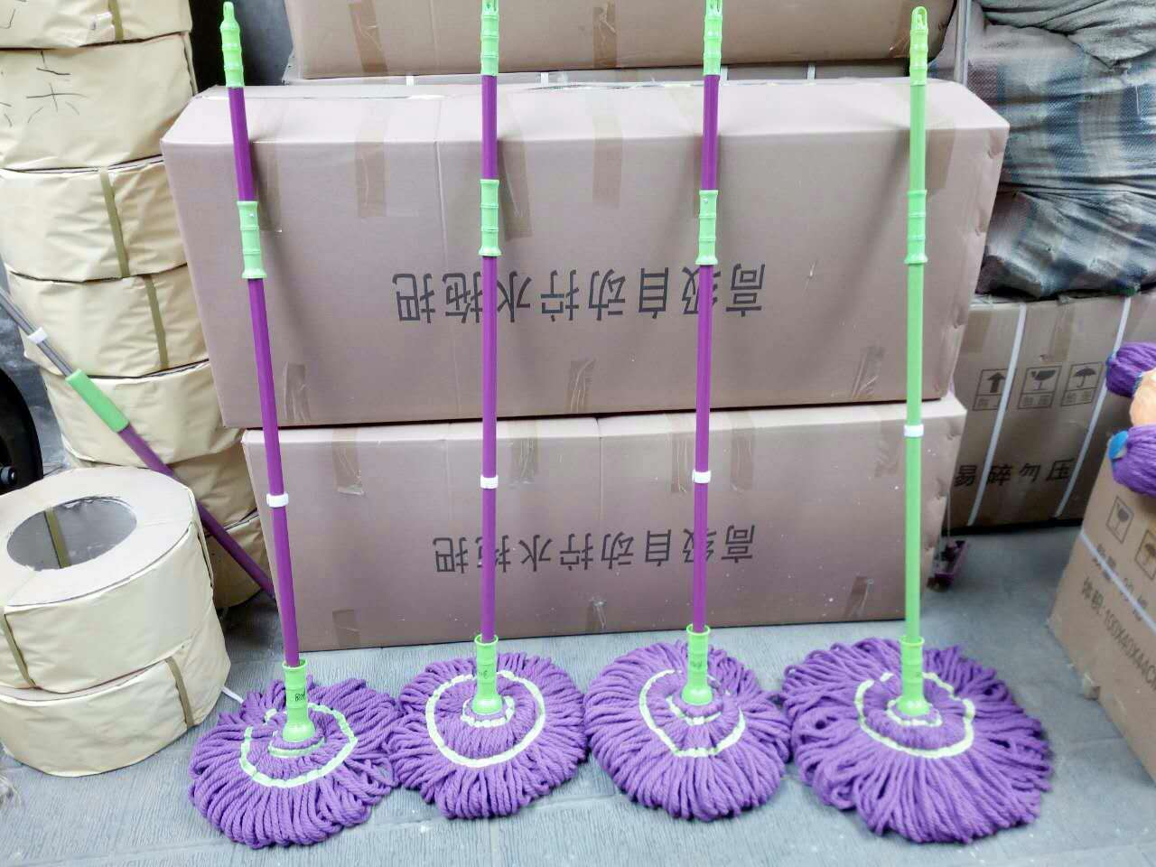 擰水拖把|必卡鎖擰水拖把|棉線擰圖片