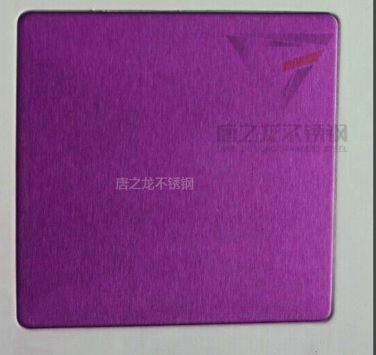 廠家供應304彩色不銹鋼雪花砂板