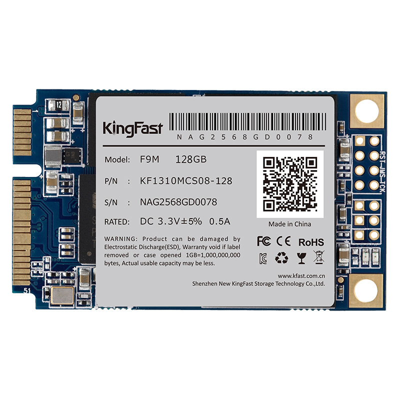 金速（KingFast）F9M    mSATA3.0接口 SSD 固態(tài)硬盤 F9M 128G